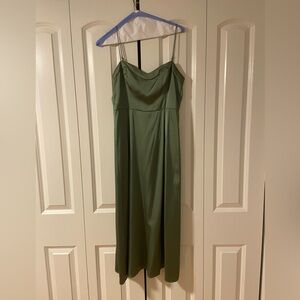 Abercrombie & Fitch Camille Midi Dress Green Size XS